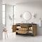 James Martin Vanities Hudson 60in Single Vanity, Light Natural Oak w/ 3 CM Charcoal Soapstone Top 435-V60S-LNO-3CSP - alternate 2